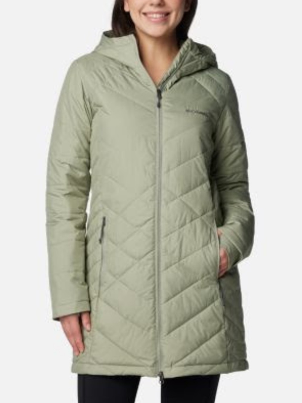 NWT Columbia Women's Sage Heavenly Long Hooded Jacket